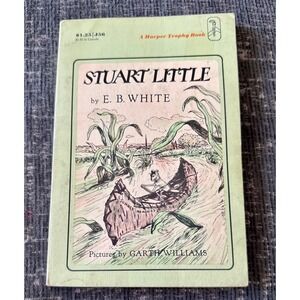 Harper & Row Stuart Little Paperback Good Vintage EB White Garth Williams J56